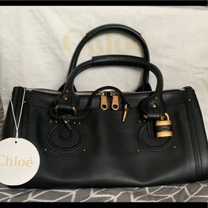Chloe pure paddington leather bag
